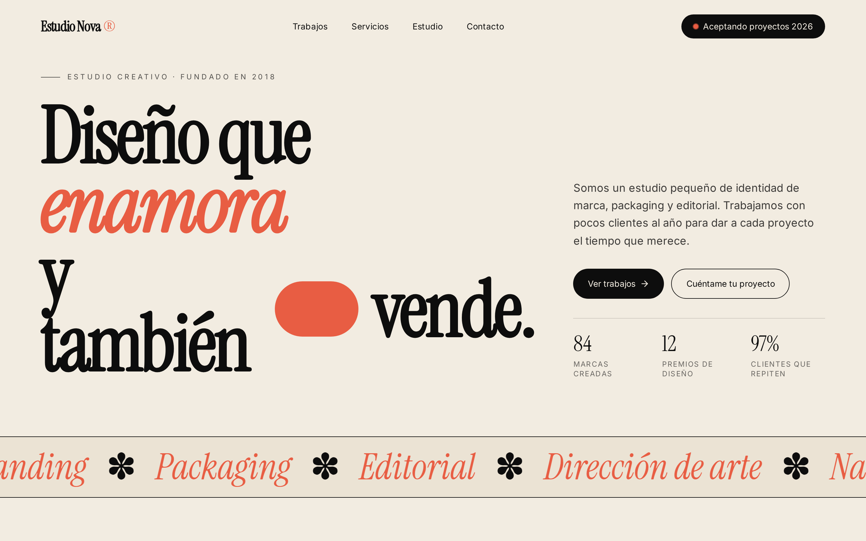 Demo web de Estudio Nova Design